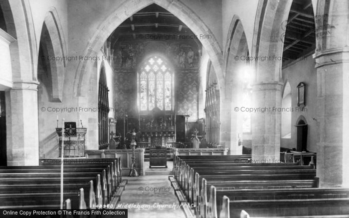 Photo of Middleham, Church Interior 1902