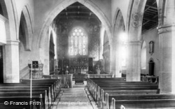 Church Interior 1902, Middleham