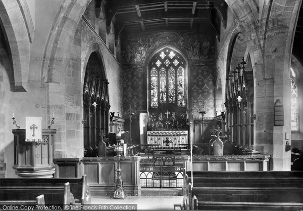 Photo of Middleham, Church Interior 1906