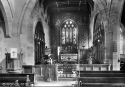 Church Interior 1906, Middleham