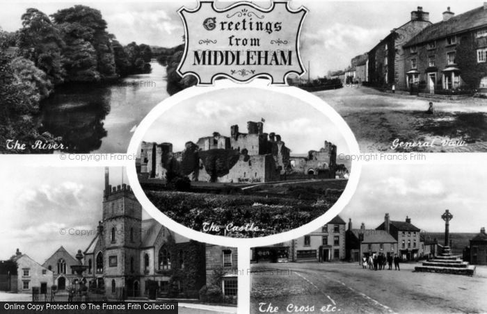 Photo of Middleham, Composite c.1910