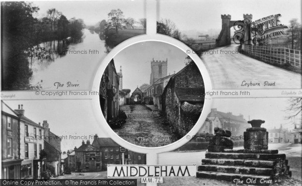 Photo of Middleham, Composite c.1935