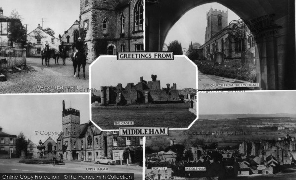 Photo of Middleham, Composite c.1965