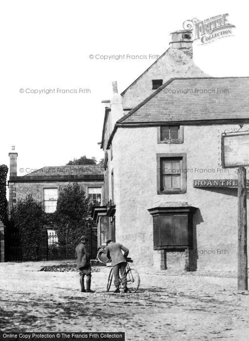 Photo of Middleham, Men In The Village 1902