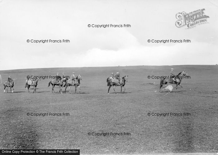Photo of Middleham, Race Horses On Moor 1914