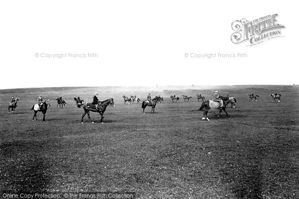 Photo of Middleham, Race Horses On The Moor 1914