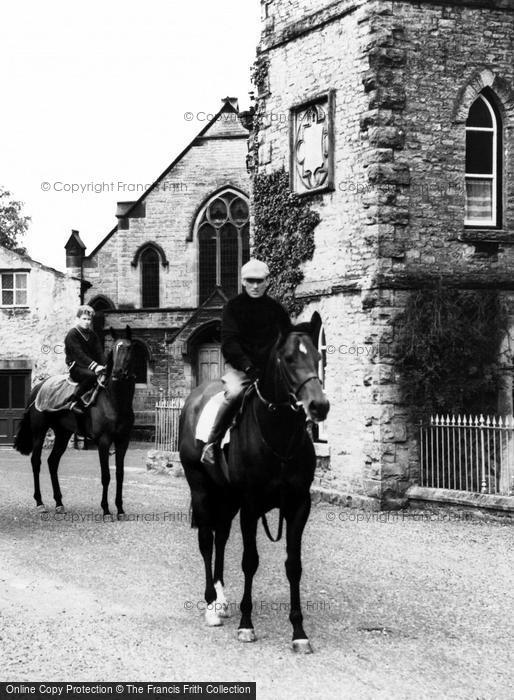 Photo of Middleham, Racehorses At Exercise c.1965
