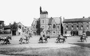 Racehorses In Upper Square c.1965, Middleham