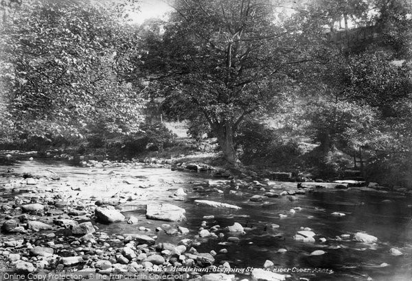 Photo of Middleham, Stepping Stones, River Cover 1902