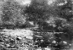 Stepping Stones, River Cover 1902, Middleham