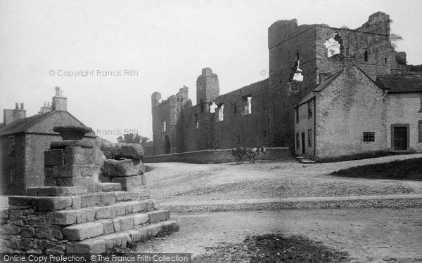 Photo of Middleham, The Castle And Cross 1896