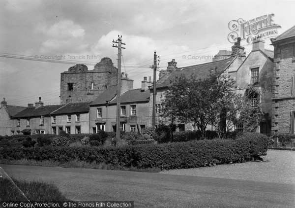 Photo of Middleham, The Castle From Town c.1960