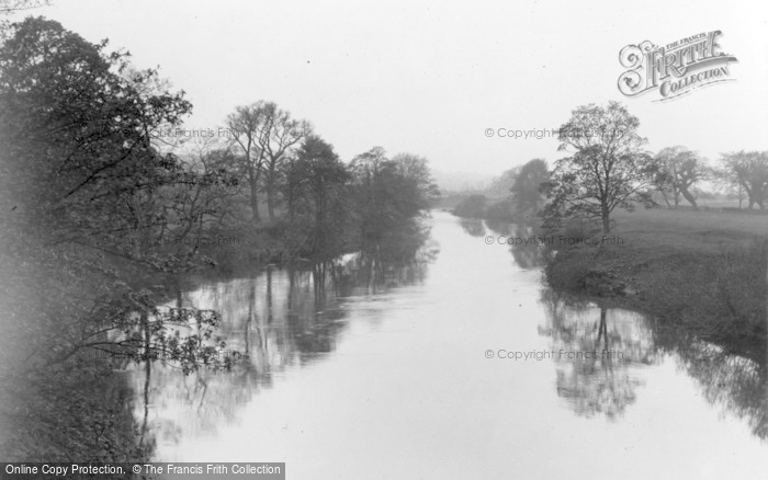 Photo of Middleham, The River From The Bridge c.1932