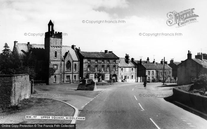 Photo of Middleham, The Upper Square c.1965