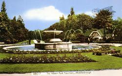 Albert Park Fountain c.1955, Middlesbrough