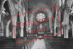 All Saints Church Interior 1896, Middlesbrough