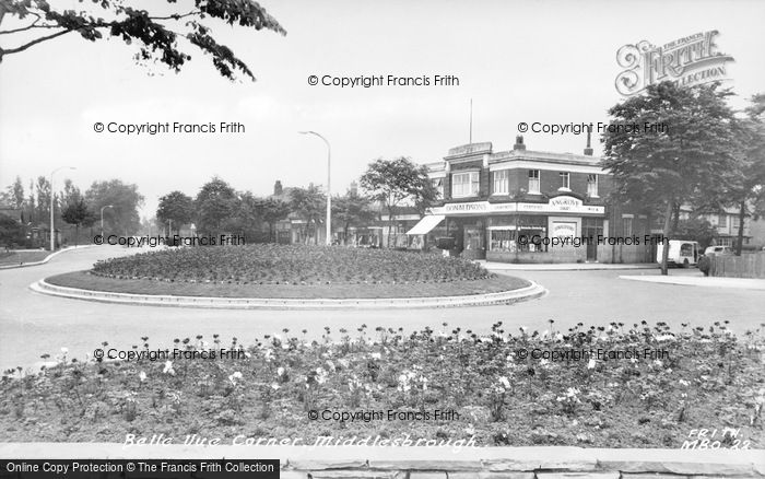 Photo of Middlesbrough, Belle Vue Corner c.1955