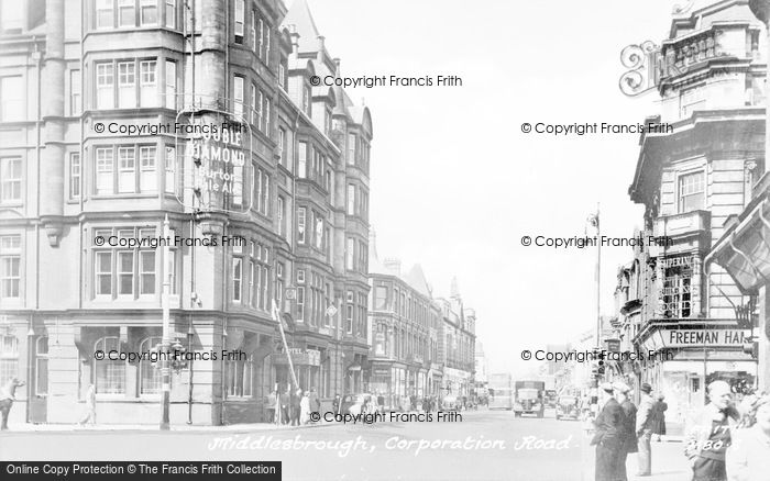 Photo of Middlesbrough, Corporation Road c.1955