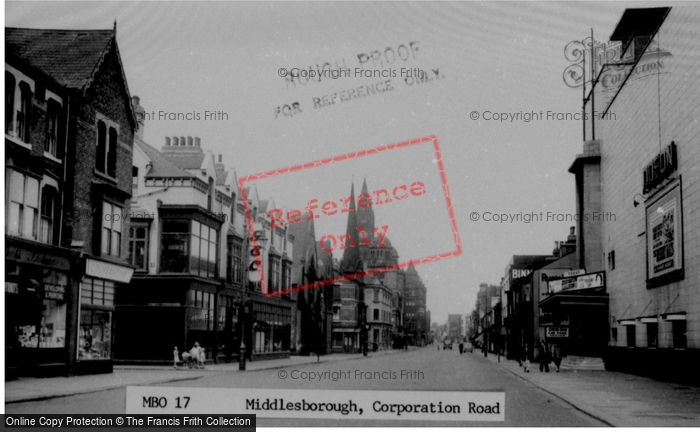 Photo of Middlesbrough, Corporation Road c.1955