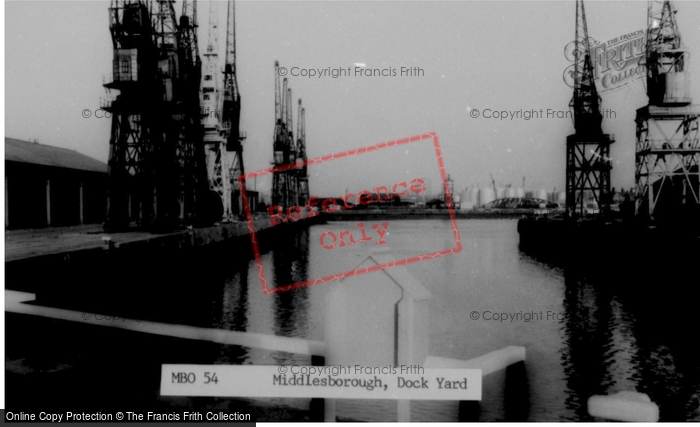Photo of Middlesbrough, Dock Yard c.1965