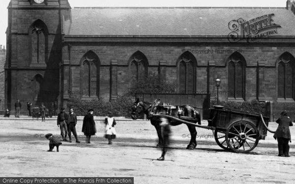 Photo of Middlesbrough, Horse And Cart 1896