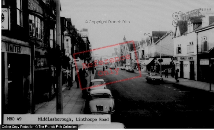 Photo of Middlesbrough, Linthorpe Road c.1965