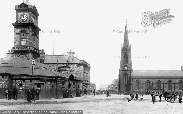 Photo of Middlesbrough, Market Place 1896