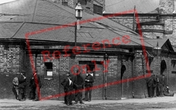 Market Place, Loitering  Men 1896, Middlesbrough