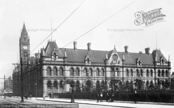 Photo of Middlesbrough, Municipal Building And Victoria Square 1901