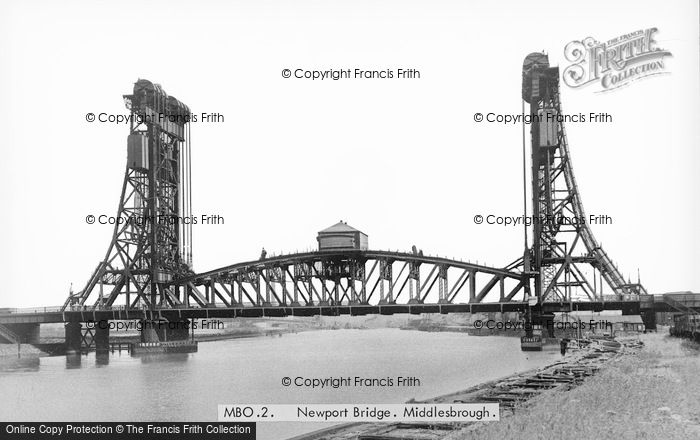 Photo of Middlesbrough, Newport Bridge c.1955