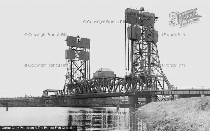 Photo of Middlesbrough, Newport Bridge c.1955