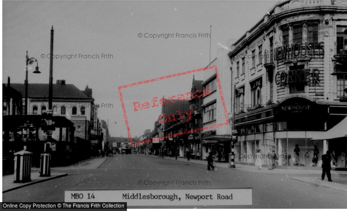 Photo of Middlesbrough, Newport Road c.1955