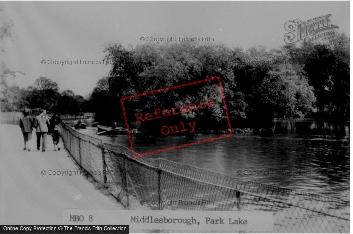 Photo of Middlesbrough, Park Lake c.1955