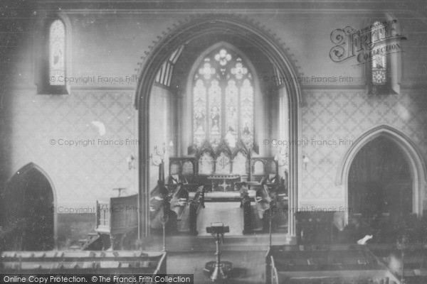 Photo of Middlesbrough, St Hilda's Church Interior 1896
