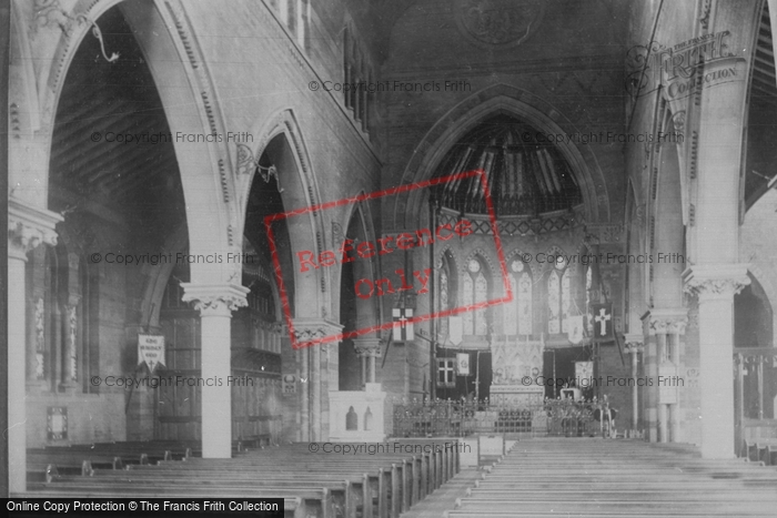 Photo of Middlesbrough, St John's Church Interior 1896