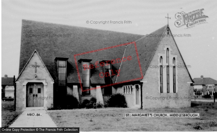 Photo of Middlesbrough, St Margaret's Church c.1965