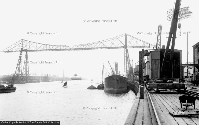 Middlesbrough, the Transporter Bridge 1913