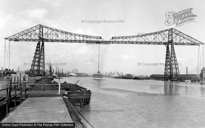 Photo of Middlesbrough, The Transporter Bridge c.1955