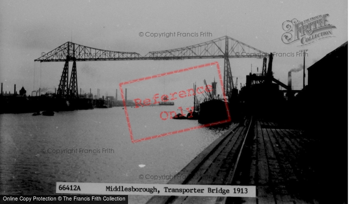 Photo of Middlesbrough, Transporter Bridge 1913