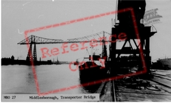 Transporter Bridge c.1955, Middlesbrough