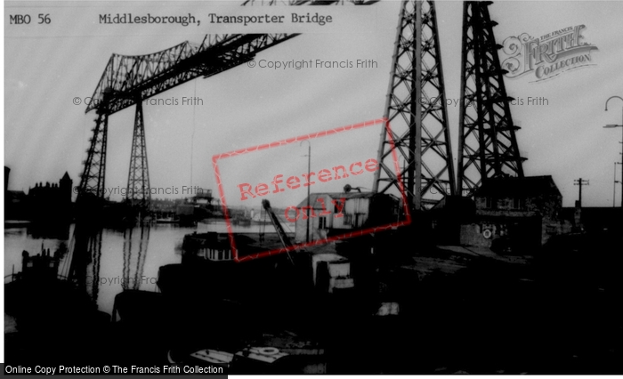 Photo of Middlesbrough, Transporter Bridge c.1965