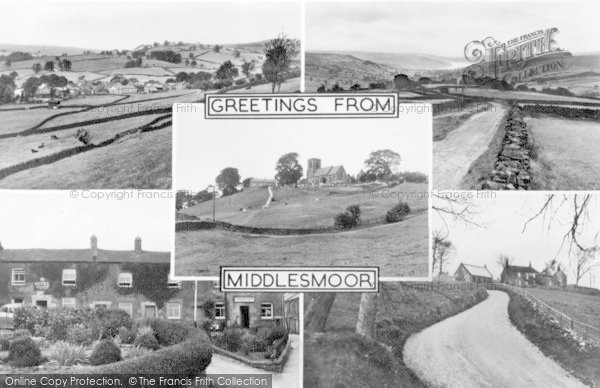 Photo of Middlesmoor, Composite c.1955