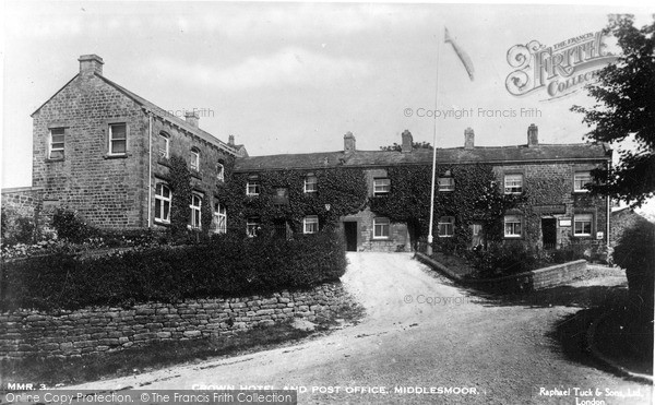 Photo of Middlesmoor, Crown Hotel And Post Office c.1935