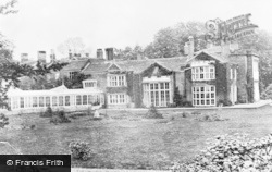 Hopwood Hall c.1890, Middleton