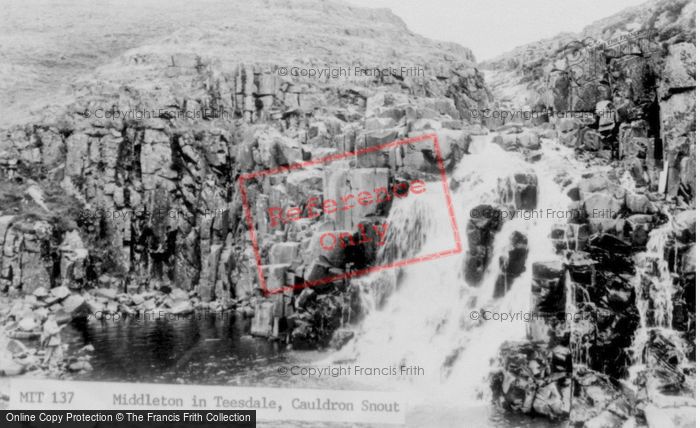 Photo of Middleton In Teesdale, Cauldron Snout c.1965