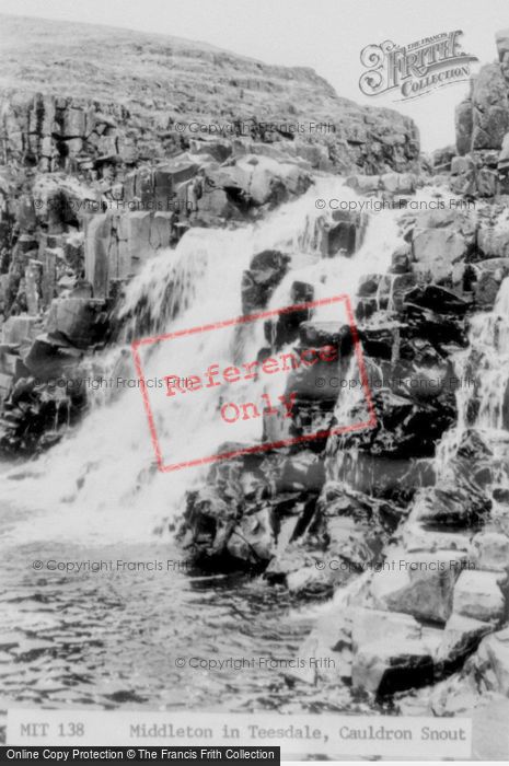Photo of Middleton In Teesdale, Cauldron Snout c.1965