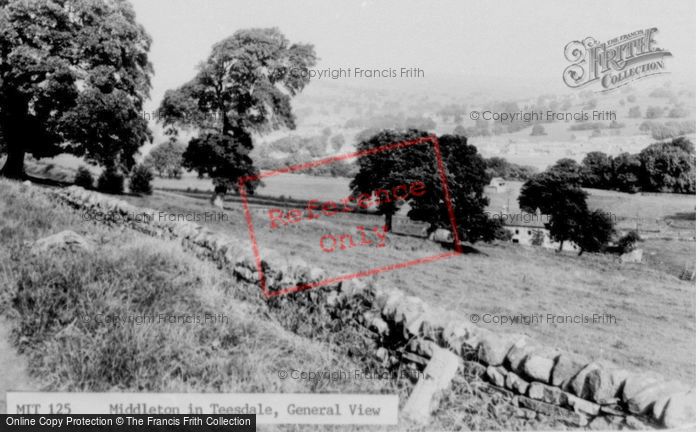 Photo of Middleton In Teesdale, General View c.1965