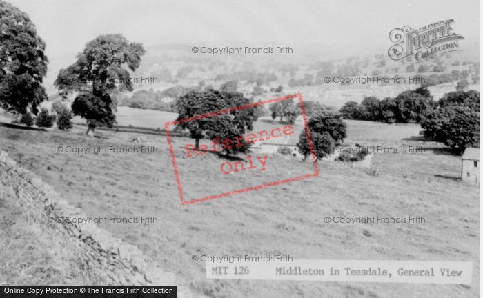 Photo of Middleton In Teesdale, General View c.1965