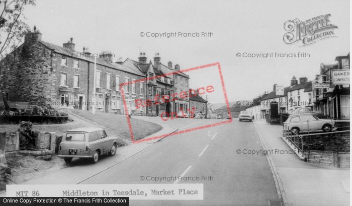 Photo of Middleton In Teesdale, Market Place c.1965