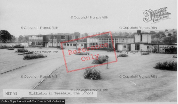 Photo of Middleton In Teesdale, The School c.1965